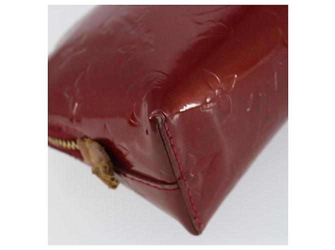 LOUIS VUITTON Pochette Cosmetica PM Pouch Rouge Grunadine M91746 Auth 149288 - vista 7