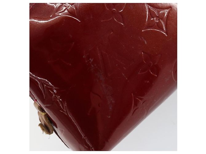 LOUIS VUITTON Pochette Cosmetica PM Pouch Rouge Grunadine M91746 Auth 149288 - vista 9
