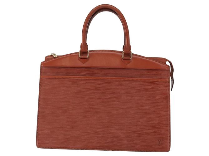 LOUIS VUITTON Borsa a Mano Epi Riviera Marrone M48183 LV Auth bs31553 - vista 13