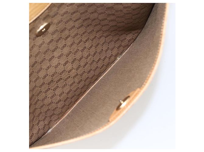Borsa Sherry Line in PVC Beige Micro GG Supreme Web di GUCCI 002 904 0223 Auth 156847 D'oro - vista 17