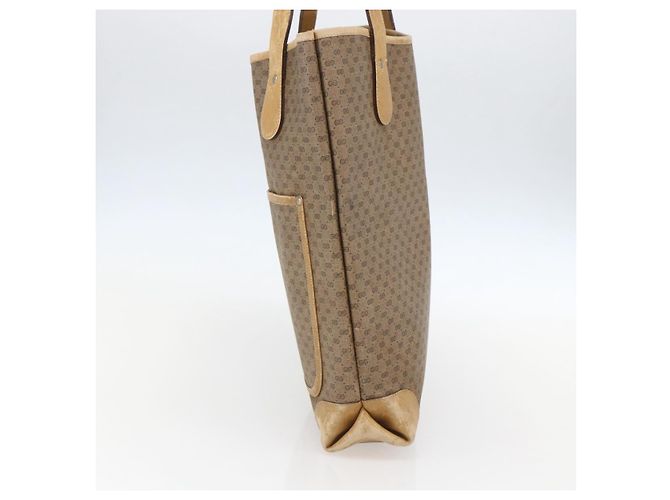 Borsa Sherry Line in PVC Beige Micro GG Supreme Web di GUCCI 002 904 0223 Auth 156847 D'oro - vista 4