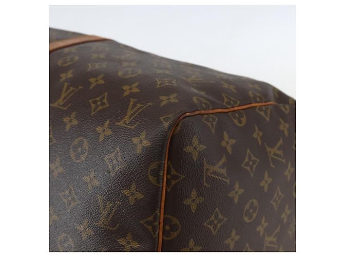LOUIS VUITTON Borsa Boston Monogram Keepall 55 M41424 LV Auth ka634 Monogramma - vista 9