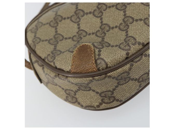 Borsa Sherry Line GG Supreme Web di GUCCI in PVC beige e oro 89 02 066 Auth 156823 D'oro - vista 11