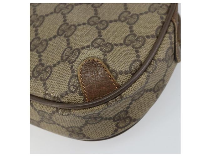 Borsa Sherry Line GG Supreme Web di GUCCI in PVC beige e oro 89 02 066 Auth 156823 D'oro - vista 12
