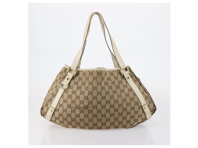Borsa a Spalla GG Canvas Gucci 2 Set Rossa Oro Auth 146898 Rosso D'oro - vista 10
