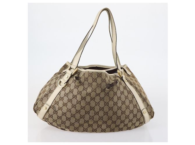 Borsa a Spalla GG Canvas Gucci 2 Set Rossa Oro Auth 146898 Rosso D'oro - vista 11