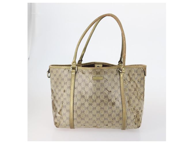 Borsa a Spalla GG Canvas Gucci 2 Set Rossa Oro Auth 146898 Rosso D'oro - vista 2