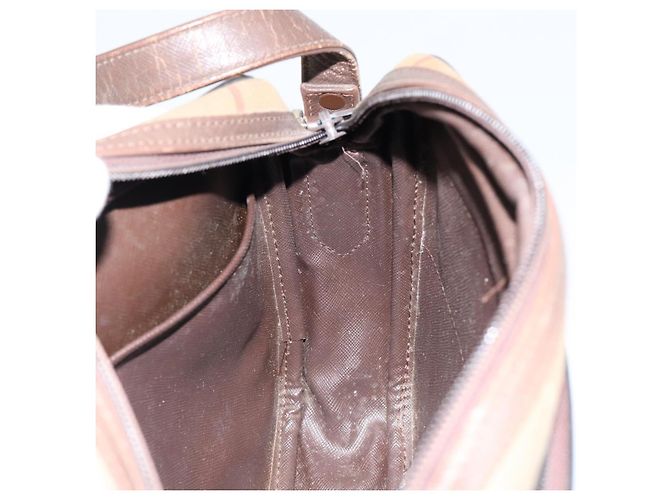 Autre Marque Borsa a Spalla Burberrys Nova Check in Tela Beige Oro Auth 150198 D'oro - vista 18
