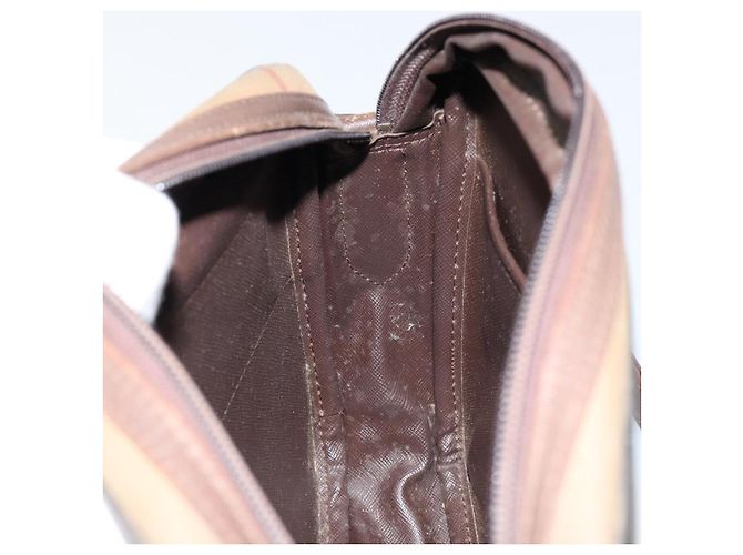 Autre Marque Borsa a Spalla Burberrys Nova Check in Tela Beige Oro Auth 150198 D'oro - vista 19