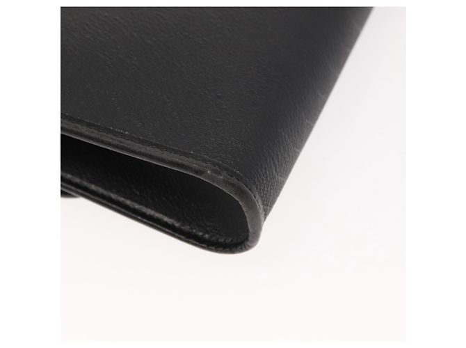 Borsa a spalla in tela a nido d'ape Christian Dior con catena in PVC nera e dorata Auth 148882 - vista 12