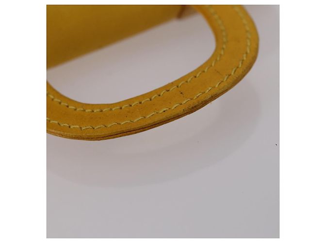 Set da cucire in pelle Gucci Bamboo giallo Auth 147379 - vista 7