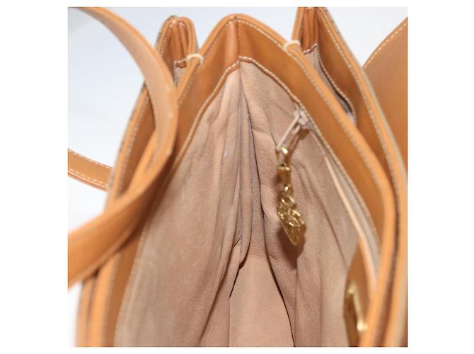 Gucci Borsa a Spalla Micro GG Supreme PVC Beige Oro 000 46 4857 Auth ep11557 D'oro - vista 19