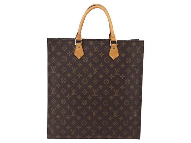 LOUIS VUITTON Borsa Sac Plat Monogram M51140 LV Auth 150436 Monogramma - vista 2