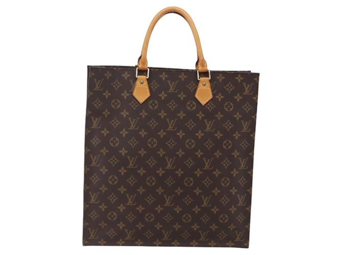 LOUIS VUITTON Borsa Sac Plat Monogram M51140 LV Auth 150436 Monogramma - vista 3