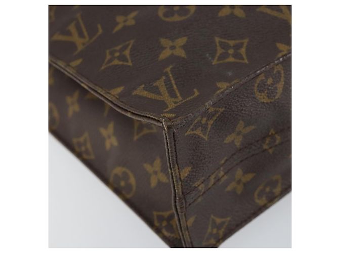 LOUIS VUITTON Borsa Sac Plat Monogram M51140 LV Auth 148111 Monogramma - vista 11
