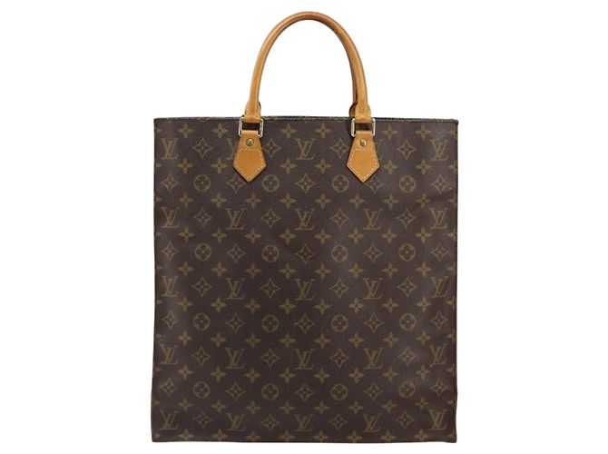 LOUIS VUITTON Borsa Sac Plat Monogram M51140 LV Auth 148111 Monogramma - vista 2