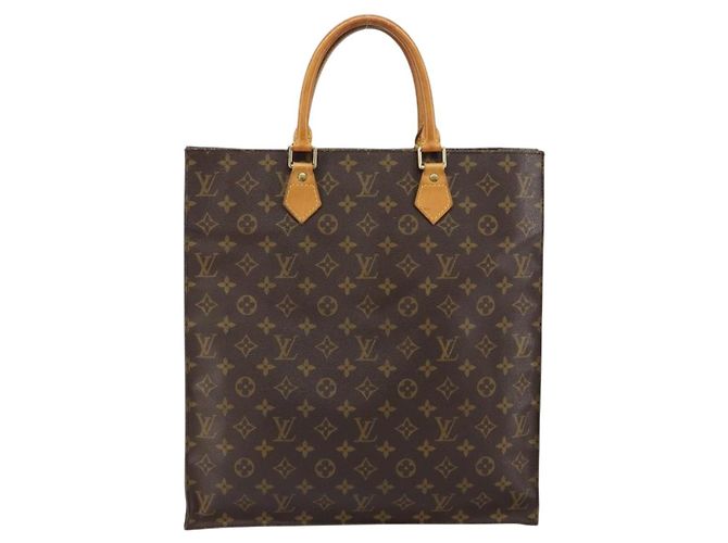 LOUIS VUITTON Borsa Sac Plat Monogram M51140 LV Auth 148111 Monogramma - vista 3