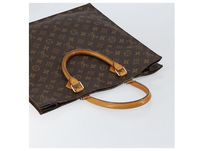 LOUIS VUITTON Borsa Sac Plat Monogram M51140 LV Auth 148111 Monogramma - vista 6
