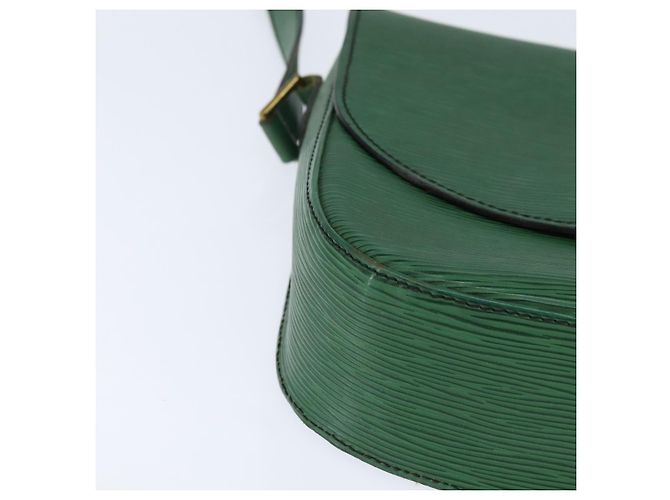 LOUIS VUITTON Borsa a Spalla Epi Saint Cloud GM Verde M52194 LV Auth BA7423 - vista 10