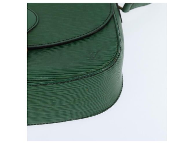 LOUIS VUITTON Borsa a Spalla Epi Saint Cloud GM Verde M52194 LV Auth BA7423 - vista 11