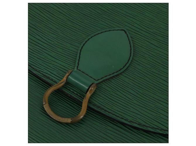 LOUIS VUITTON Borsa a Spalla Epi Saint Cloud GM Verde M52194 LV Auth BA7423 - vista 14