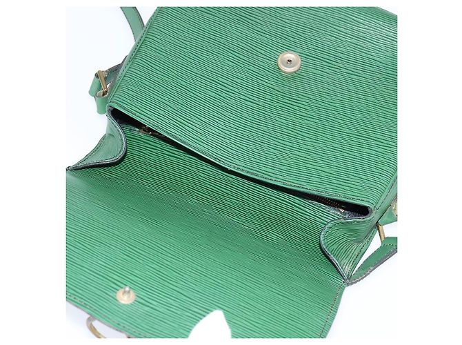 LOUIS VUITTON Borsa a Spalla Epi Saint Cloud GM Verde M52194 LV Auth BA7423 - vista 15