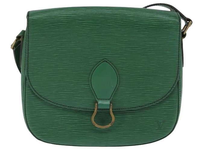 LOUIS VUITTON Borsa a Spalla Epi Saint Cloud GM Verde M52194 LV Auth BA7423 - vista 2