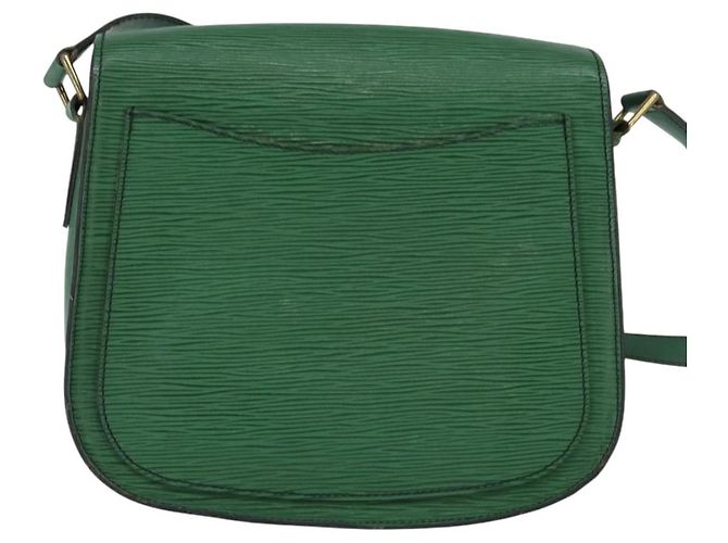 LOUIS VUITTON Borsa a Spalla Epi Saint Cloud GM Verde M52194 LV Auth BA7423 - vista 3