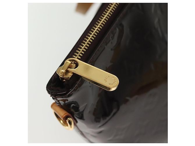 LOUIS VUITTON Monogram Vernis Bellevue GM Tote Bag Amarante M93589 Auth am9002 Bordeaux - Ansicht 15