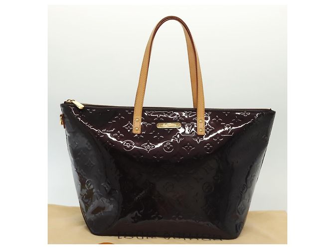 LOUIS VUITTON Monogram Vernis Bellevue GM Tote Bag Amarante M93589 Auth am9002 Bordeaux - Ansicht 23
