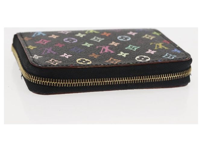 LOUIS VUITTON Monogram Multicolor Zippy Coin Purse Black M93740 LV Auth fm4871 - view 5