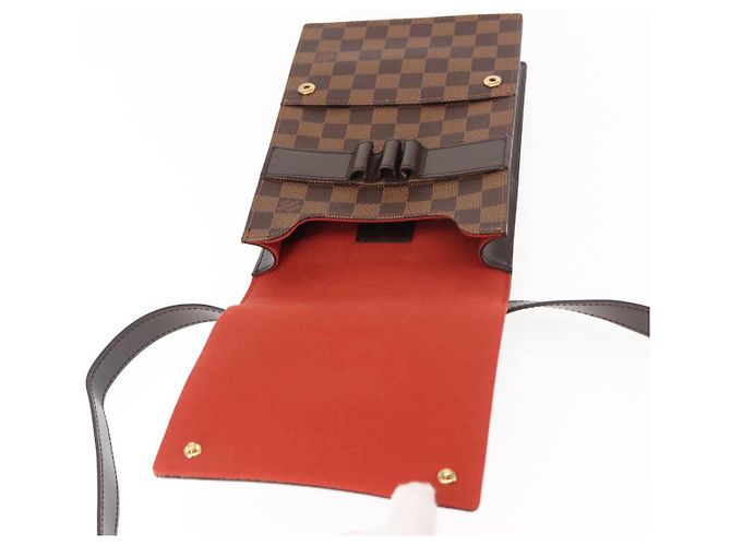 LOUIS VUITTON Borsa a Spalla Portello Damier Ebene N45271 LV Auth ep11045 - vista 10