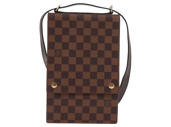 LOUIS VUITTON Borsa a Spalla Portello Damier Ebene N45271 LV Auth ep11045 - vista 13