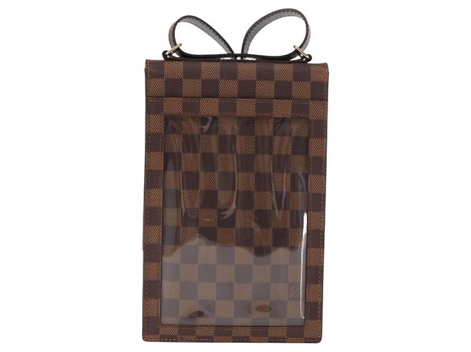 LOUIS VUITTON Borsa a Spalla Portello Damier Ebene N45271 LV Auth ep11045 - vista 2
