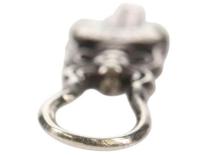 Chrome Hearts Dolch Anhänger Top Charm Ag925 Silber Auth 152463M - Ansicht 12