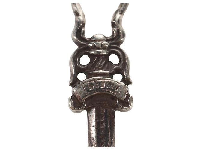 Chrome Hearts Dolch Anhänger Top Charm Ag925 Silber Auth 152463M - Ansicht 8