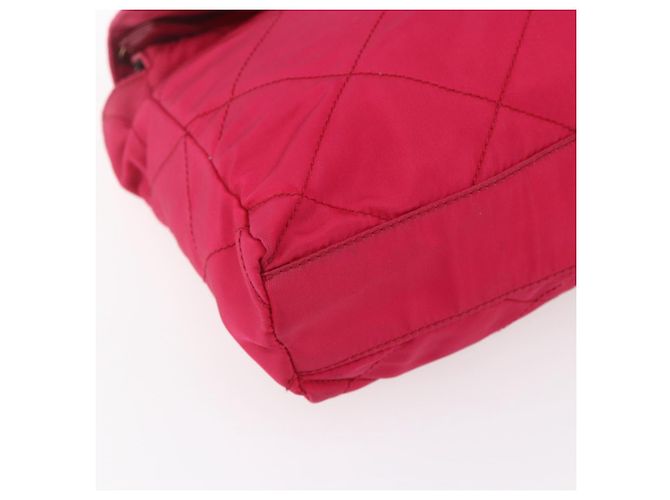PRADA Borsa a Spalla Trapuntata con Catena Nylon Rosa Oro Auth mr1558 D'oro - vista 15