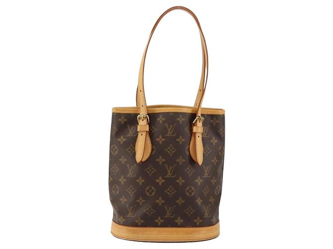 LOUIS VUITTON Borsa a Spalla Monogram Bucket PM M42238 LV Auth am9733 Monogramma - vista 2