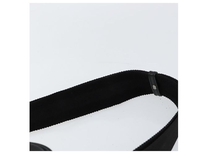 Borsa GG Implementation Gucci in tela rivestita nera argento 201448 Auth ka108 Nero - vista 8