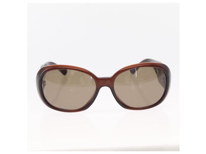 Gafas de sol CHANEL de plástico marrón CC Auth bs31264 Castaño - vista 2
