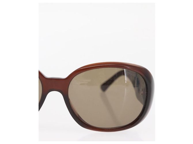 Gafas de sol CHANEL de plástico marrón CC Auth bs31264 Castaño - vista 5