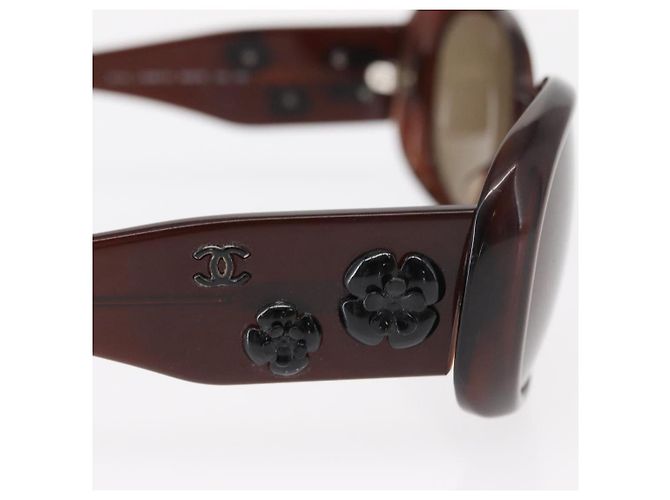 Gafas de sol CHANEL de plástico marrón CC Auth bs31264 Castaño - vista 7