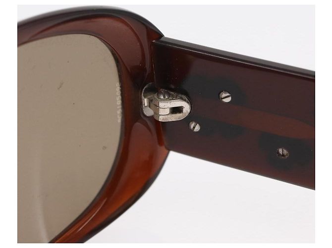 Gafas de sol CHANEL de plástico marrón CC Auth bs31264 Castaño - vista 9