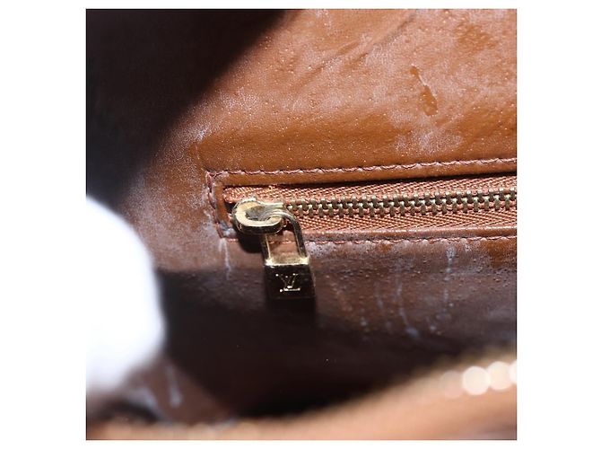 LOUIS VUITTON Borsa a Mano Houston Monogram Vernis Bronzo M91122 LV Auth SW1772 - vista 20