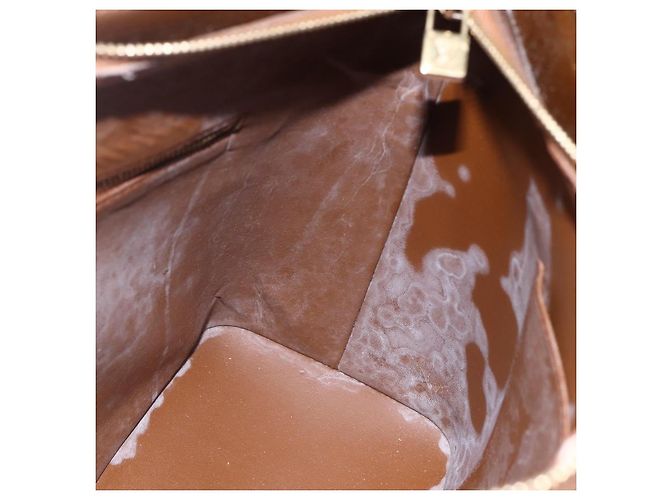 LOUIS VUITTON Borsa a Mano Houston Monogram Vernis Bronzo M91122 LV Auth SW1772 - vista 21