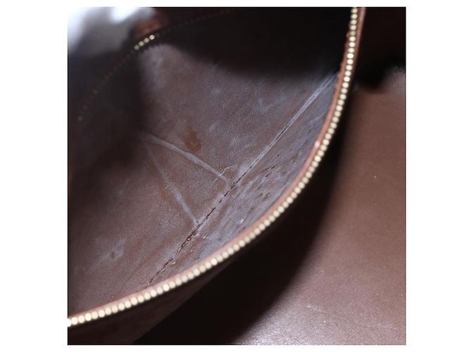 LOUIS VUITTON Borsa a Mano Houston Monogram Vernis Bronzo M91122 LV Auth SW1772 - vista 23