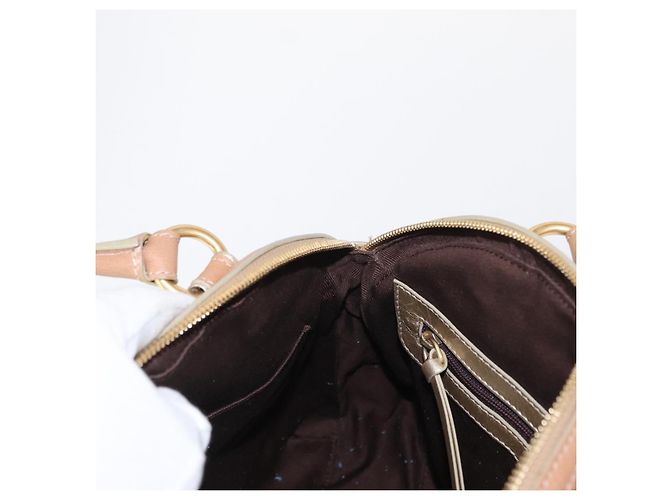 LOEWE Borsa a Mano Anagram Nylon Blu Oro Auth bs31204 D'oro - vista 20