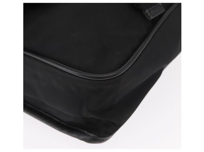 Borsa a Spalla PRADA Nylon Nero Argento Autentica ka045 - vista 14