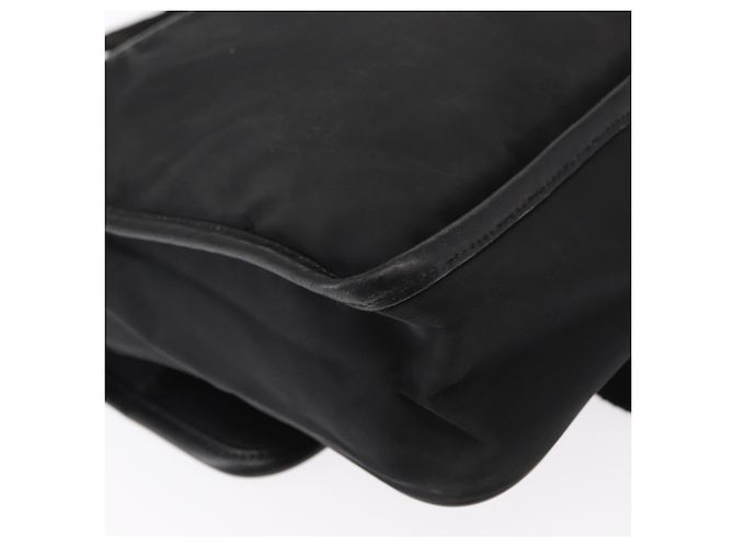 Borsa a Spalla PRADA Nylon Nero Argento Autentica ka045 - vista 16
