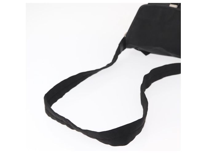 Borsa a Spalla PRADA Nylon Nero Argento Autentica ka045 - vista 7